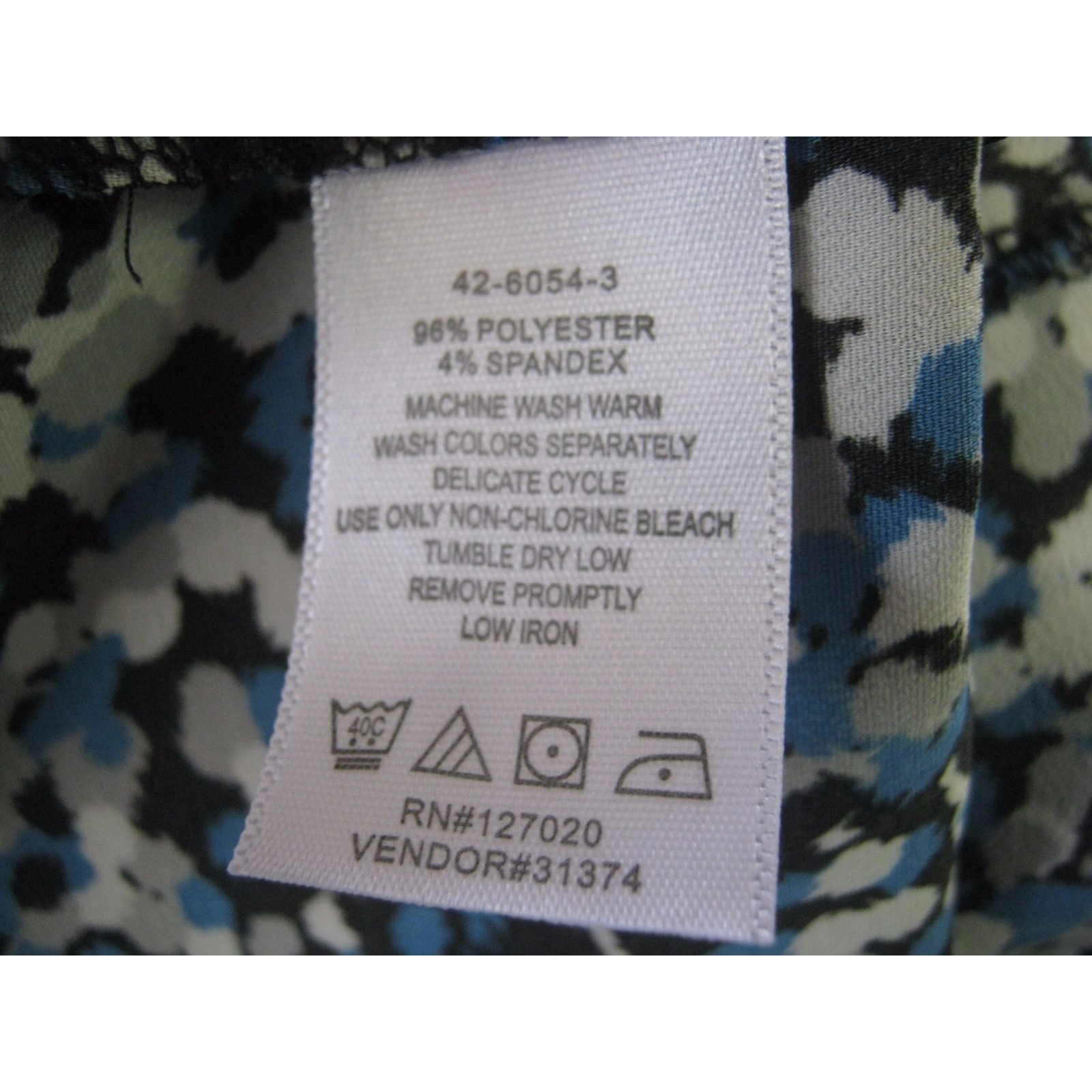 Chadwick's Blouse Size 14 Nwot Layered Look Pullover Top — image 6 of 7